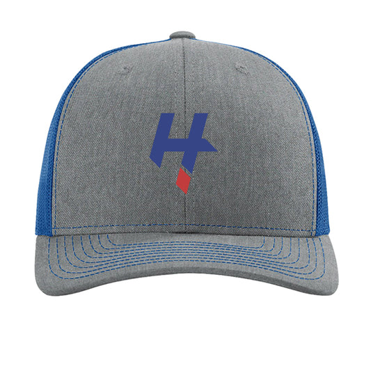 Heather Grey/ Royal - 112 - FRONT