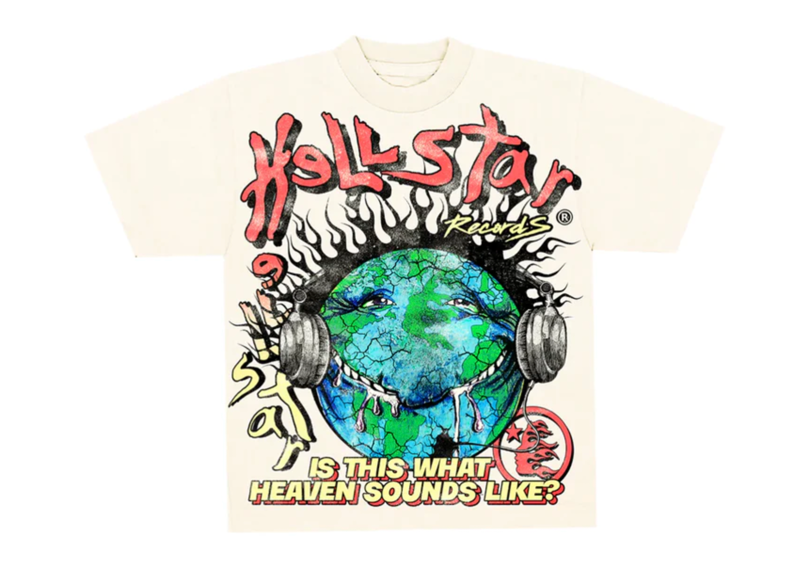 Hellstar Records Is This What Heaven Sounds Tee White