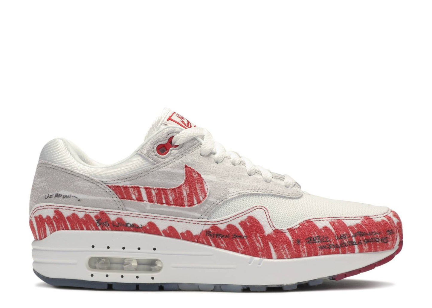 Air Max 1 Sketch To Shelf - University Red