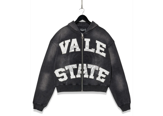 Midnight Emblem Vale Zip Up Hoodie