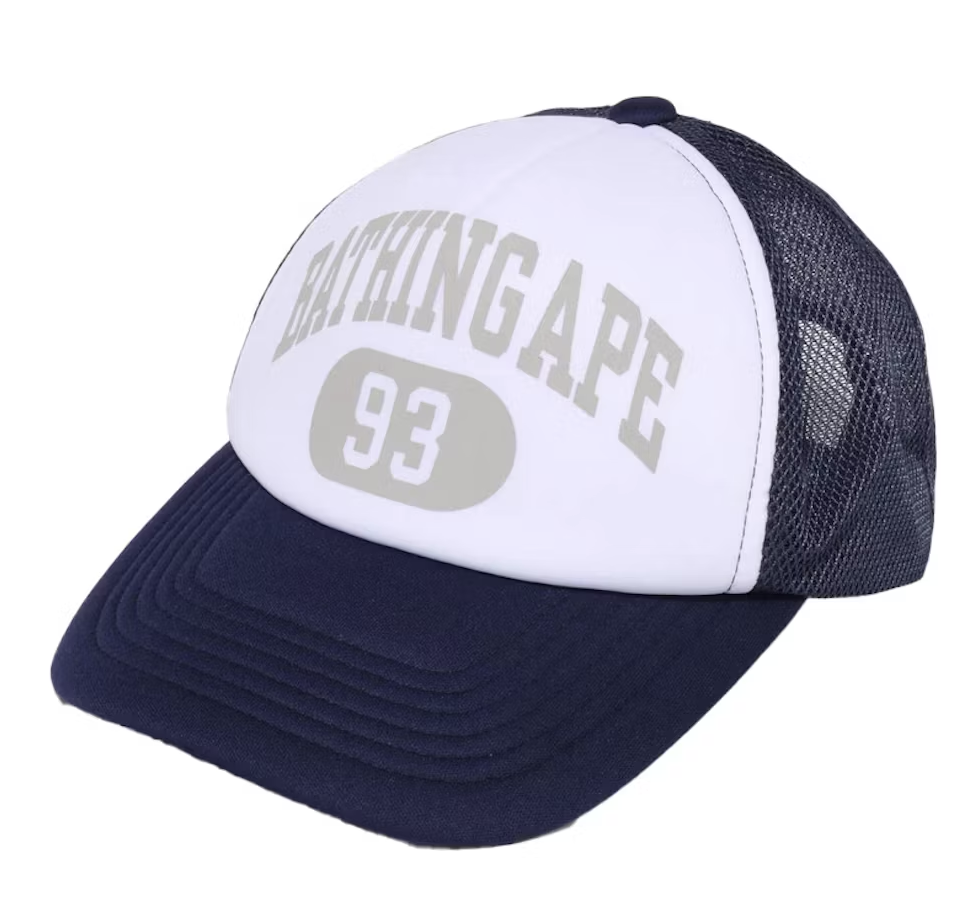 BAPE Summer Pack Hat White/Blue