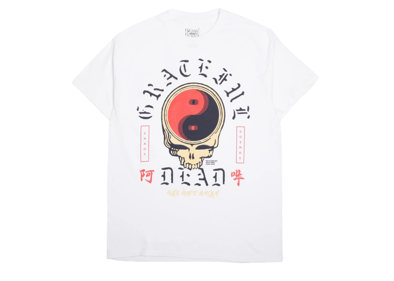 Play Dead Ying-Yang Tee White