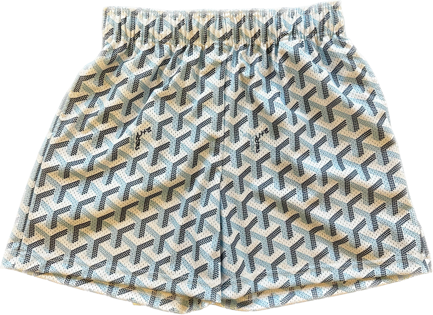 Bravest Studios Shorts Goyard Light Blue