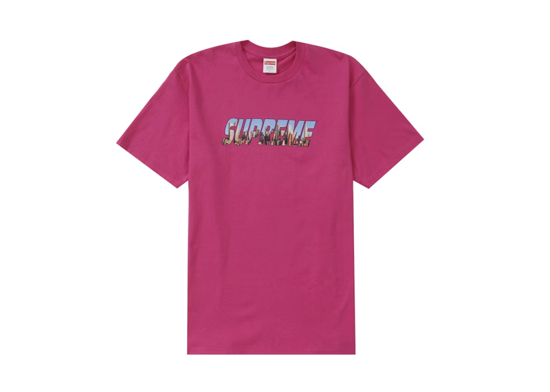 Supreme Gotham Tee Magenta