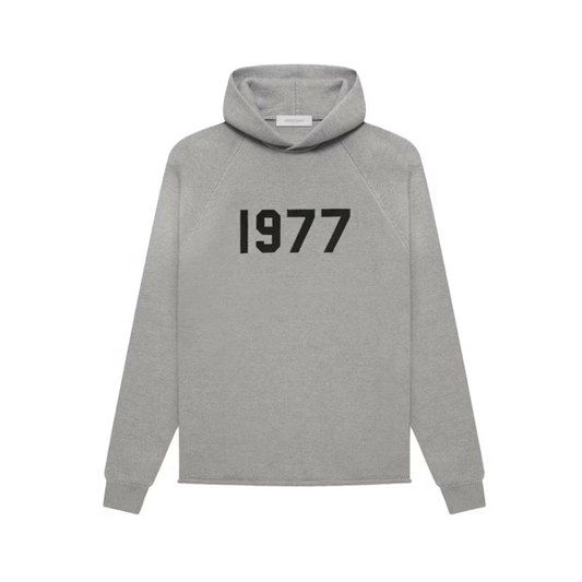 Fear of God Essentials Knit Hoodie Dark Oatmeal