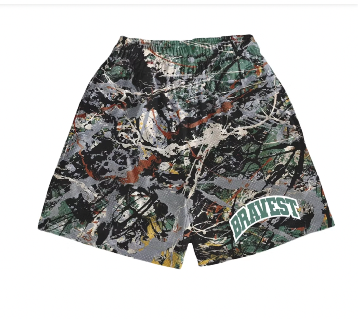 Bravest Studios Shorts Paint Splatter