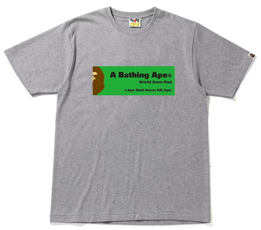 BAPE Archive Graphic 7 Tee Grey