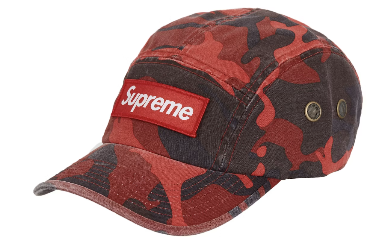 Supreme Military Camp Cap Red Camo (SS23)