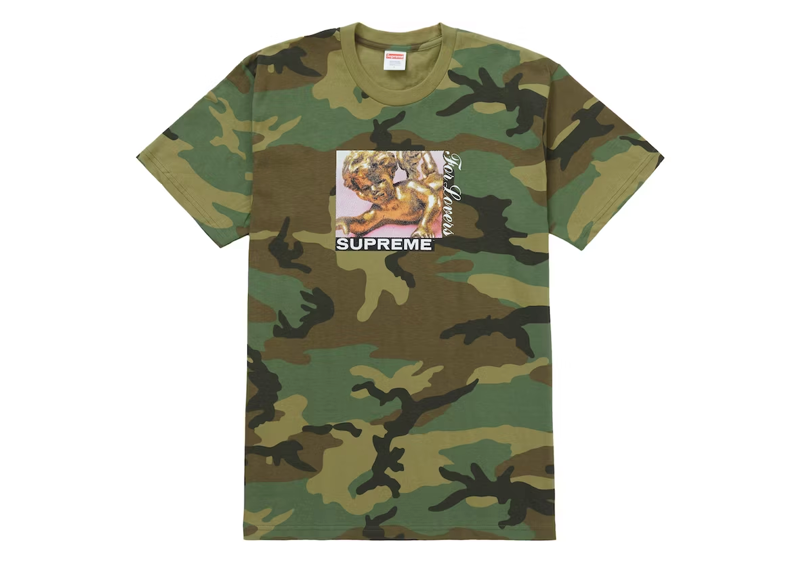 Supreme Lovers Tee Woodland Camo