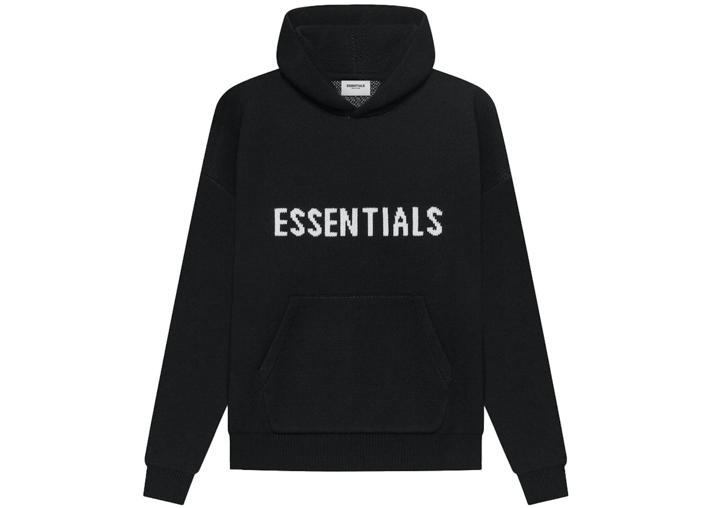 Fear of God Essentials Knit Pullover Hoodie (SS21) Black