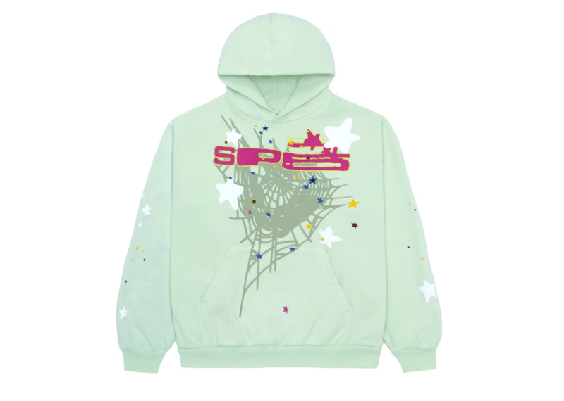 Sp5der SP5 Mint Hoodie Mint