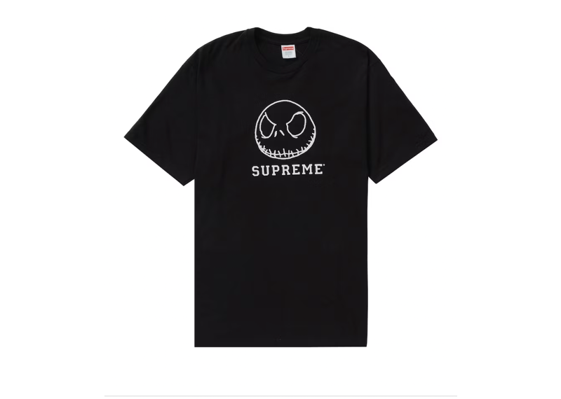 Supreme Skeleton Tee Black (FW23)