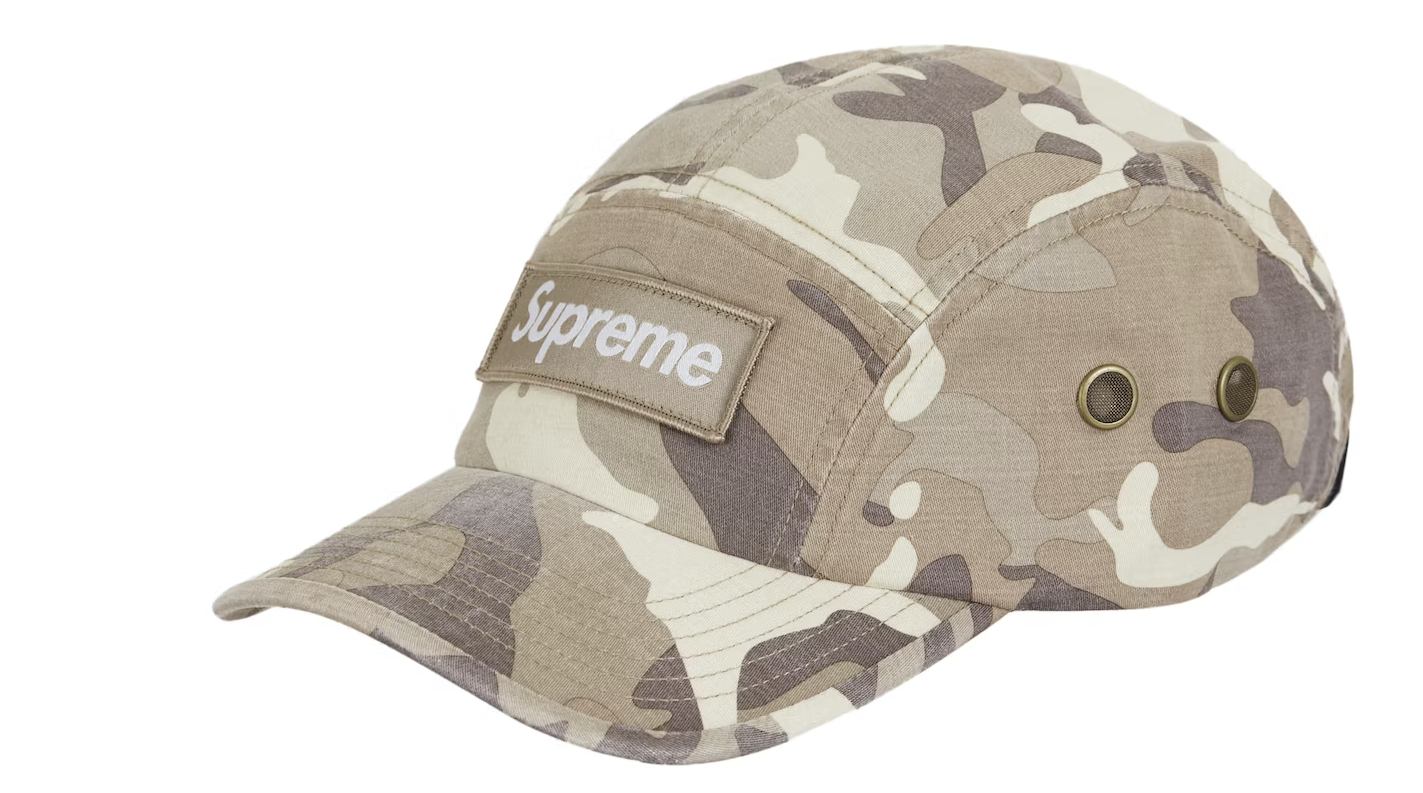 Supreme Military Camp Cap Stone Camo (SS23)