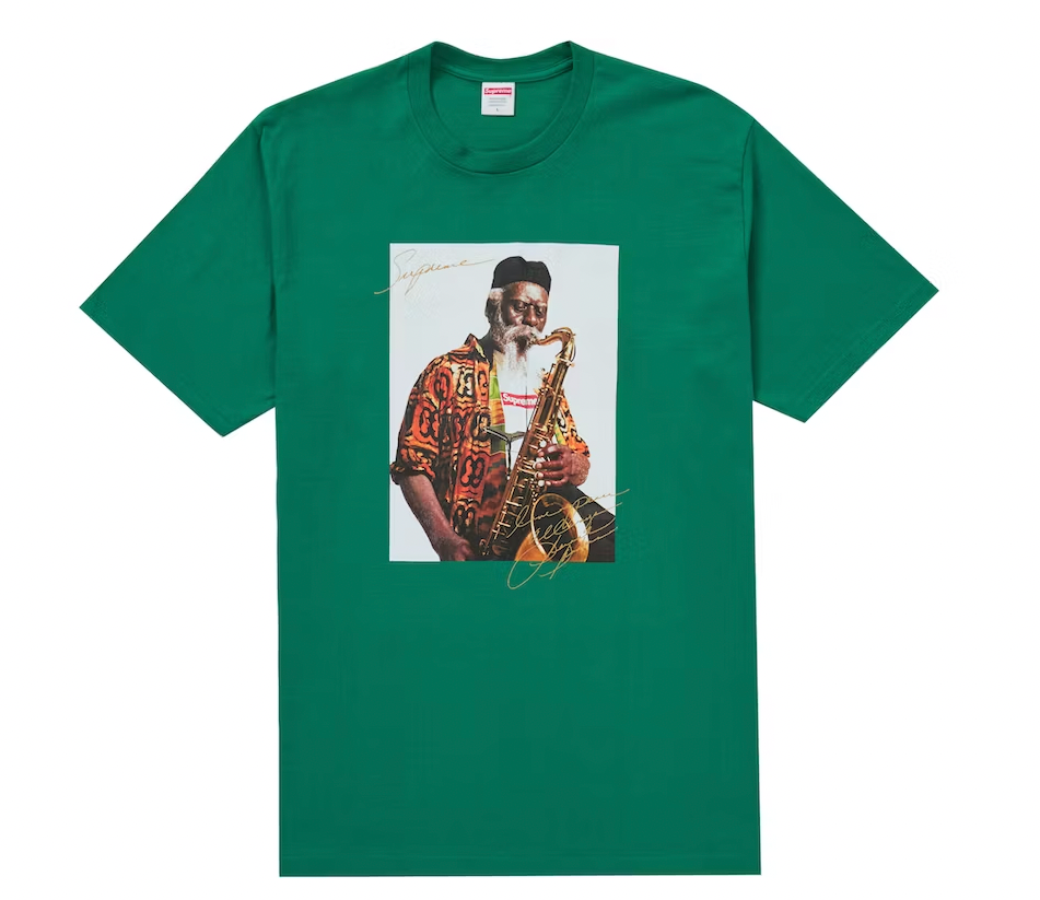 Supreme Pharoah Sanders Tee Light Pine