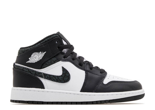 Air Jordan 1 Mid SE GS Panda Elephant