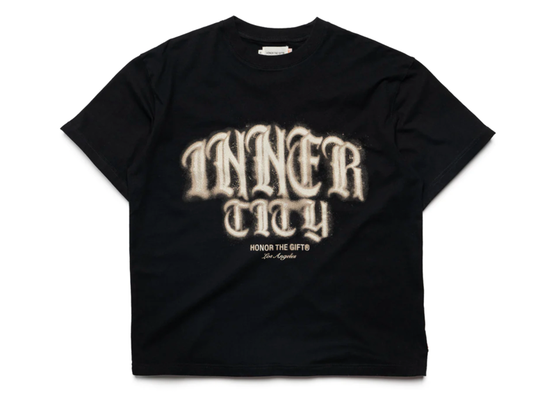 Honor The Gift Stamp Inner City Black Tee