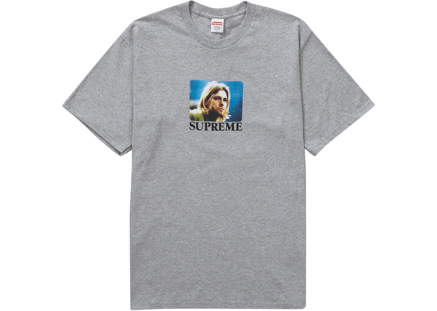 Supreme Kurt Cobain Tee Heather Grey