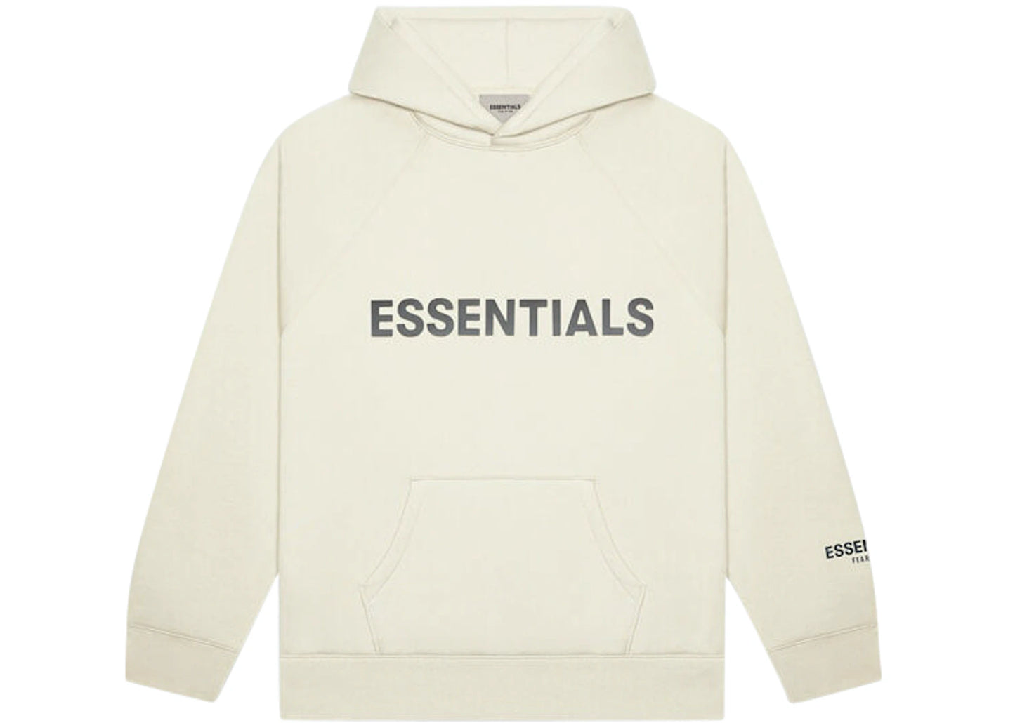 Fear of God Essentials Pullover Hoodie Applique Logo Buttercream