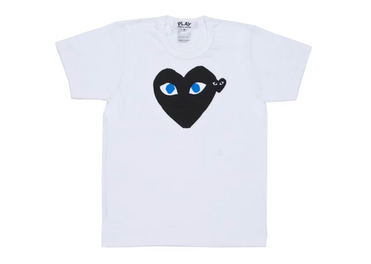 CDG Play Blue Eyes White Tee