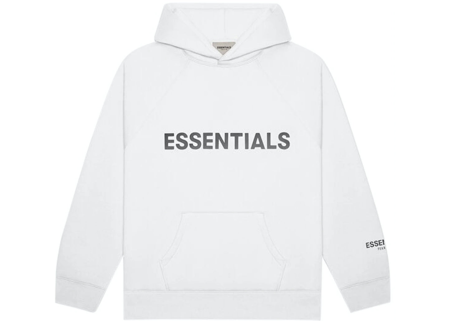 Fear of God Essentials Pullover Hoodie Applique Logo White