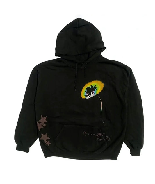 Travis Scott Face Melt Hoodie Black