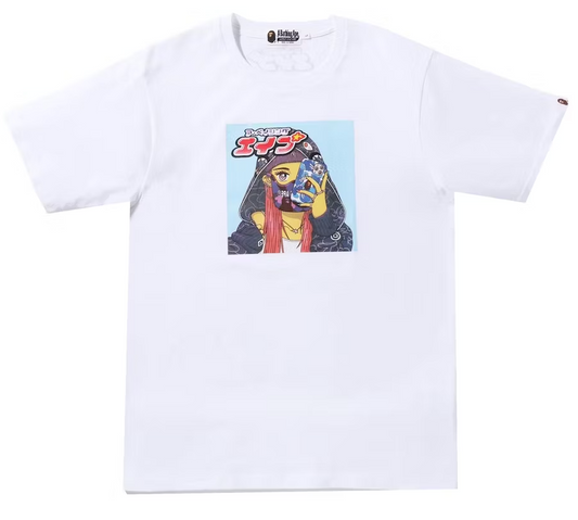 Bape Girl Tee White