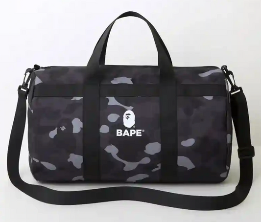 Bape Black Camo Duffle Bag (SS22)