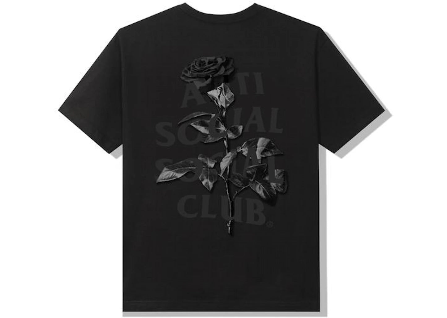 Anti Social Social Club Hell O Rose T-shirt Black