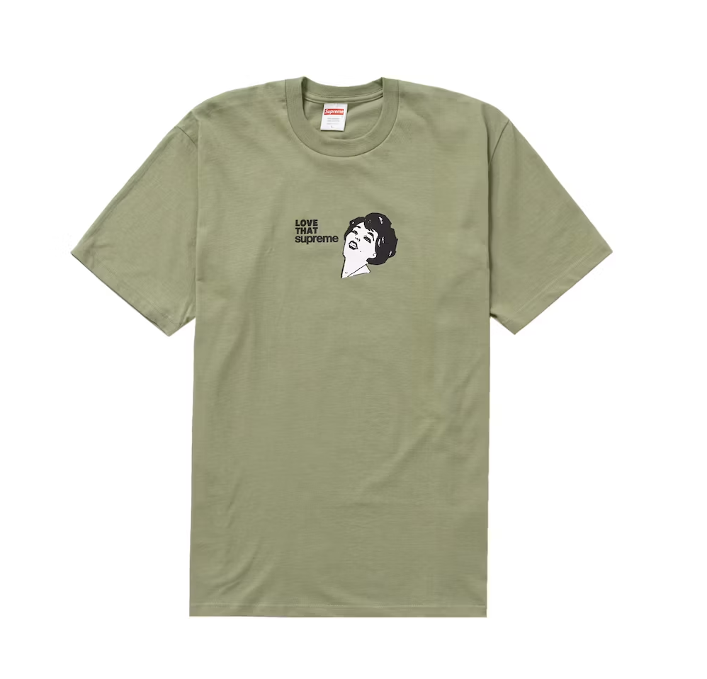 Supreme Love That Tee Light Olive