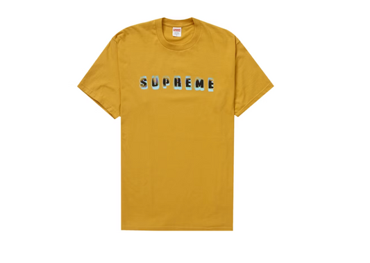 Supreme Stencil Tee Mustard