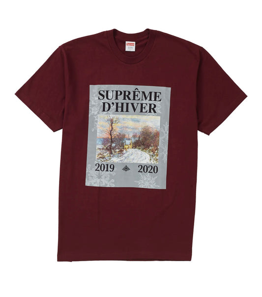 Supreme DHiver Tee Burgundy