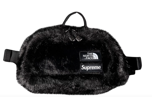 Supreme x TNF Fur Waist Bag Black