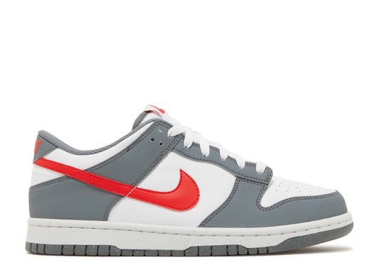 Dunk Low Next Nature GS Smoke Grey Light Crimson